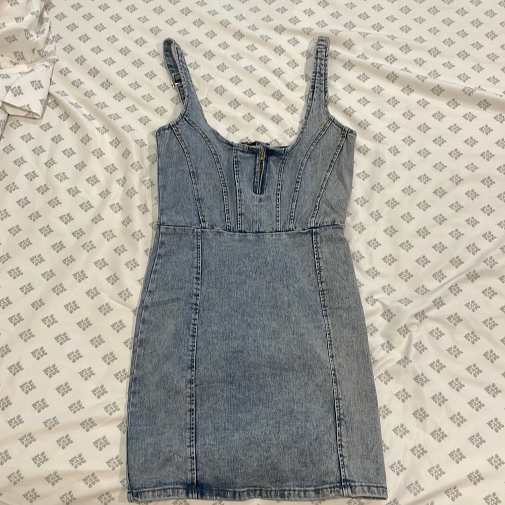 Denim dress